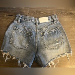 Pistola high waisted blue jean shorts